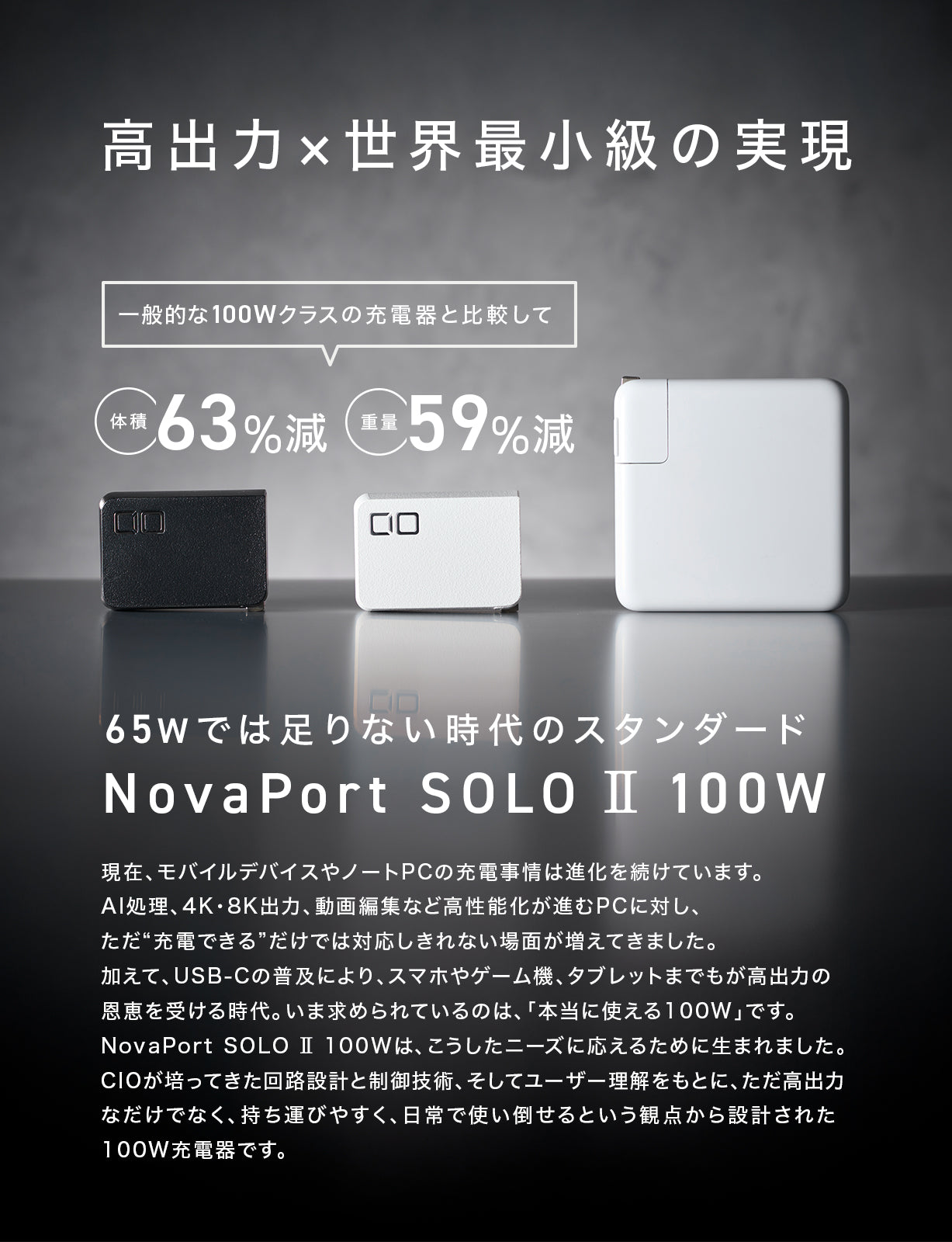 NovaPort SOLOⅡ 100W1C
