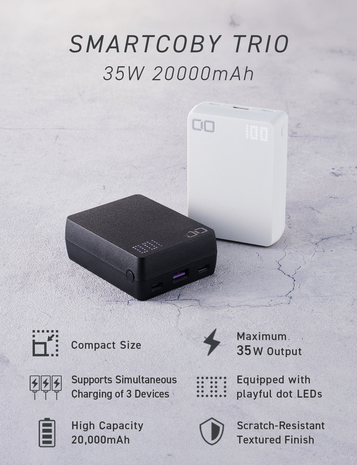 SMARTCOBY TRIO 35W 20000mAh