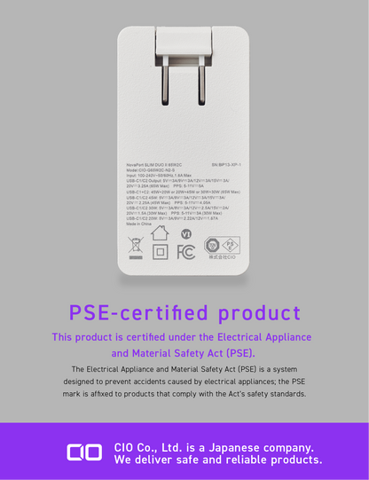 NovaPort SLIM DUO II 65W2C